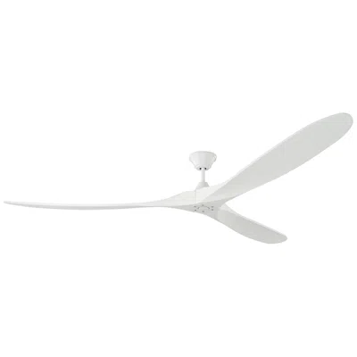 Visual Comfort & Co. 88" Visual Comfort Maverick Super Max Matte White Fan With Remote