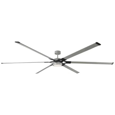 Visual Comfort & Co. 96" Visual Comfort Loft Steel Led Damp Rated Large Fan With Remote