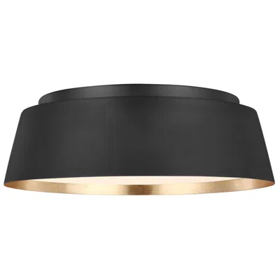 Visual Comfort & Co. Asher 14 1/2" Wide Midnight Black Ceiling Light