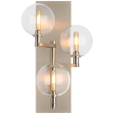 Visual Comfort & Co. Gambit 17 1/2" High Satin Nickel 3-light Led Wall Sconce