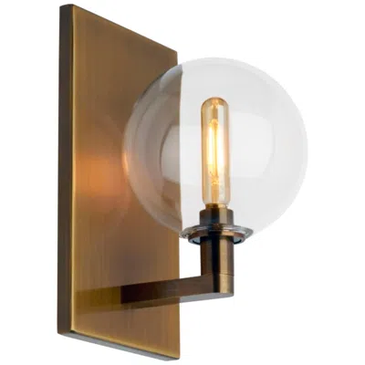 Visual Comfort & Co. Visual Comfort And Co. Gambit 9" High Aged Brass Wall Sconce