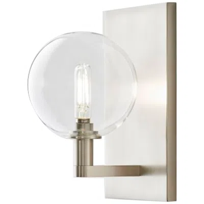 Visual Comfort & Co. Gambit 9" High Satin Nickel Led Wall Sconce