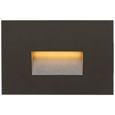 Visual Comfort & Co. Ikon 6" Wide Bronze 120v Led Outdoor Step Light