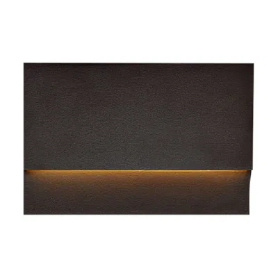Visual Comfort & Co. Krysen 6" Wide Bronze 120v Led Outdoor Step Light