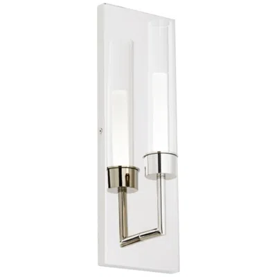 Visual Comfort & Co. Linger 15 1/4" High Polished Nickel Led Wall Sconce