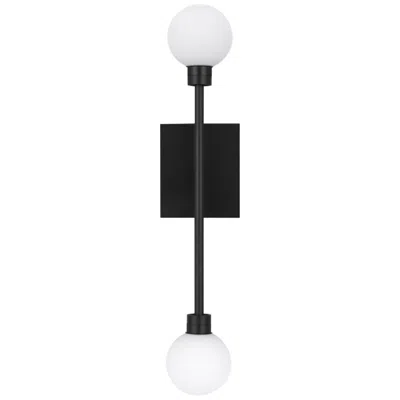 Visual Comfort & Co. Mara 20 1/4" High Matte Black 2-light Led Wall Sconce