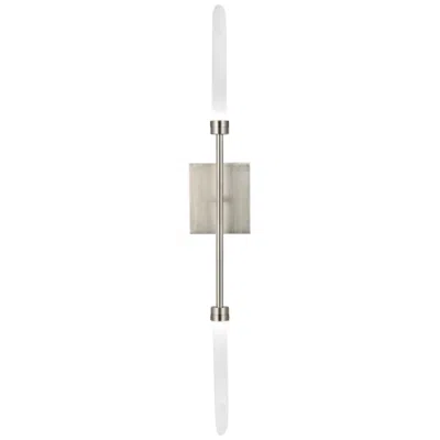 Visual Comfort & Co. Spur 29 3/4" High Satin Nickel 2-light Led Wall Sconce