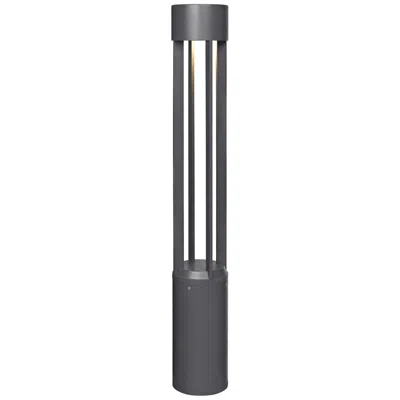 Visual Comfort & Co. Turbo 41" High Charcoal Led Landscape Bollard Light
