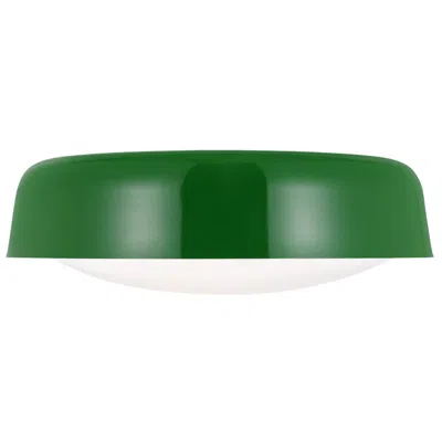 Visual Comfort & Co. Visual Comfort Draper 16" Wide Green Ceiling Light
