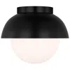 Visual Comfort & Co. Visual Comfort Hyde 8" Wide Midnight Black Ceiling Light