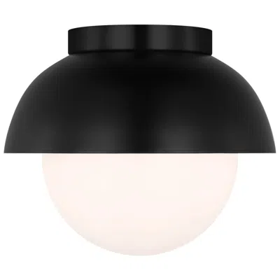 Visual Comfort & Co. Visual Comfort Hyde 8" Wide Midnight Black Ceiling Light