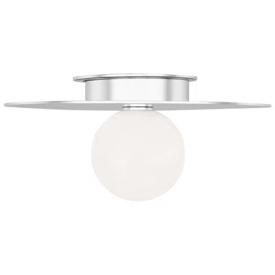 Visual Comfort & Co. Visual Comfort Nodes 14" Wide Polished Nickel Ceiling Light