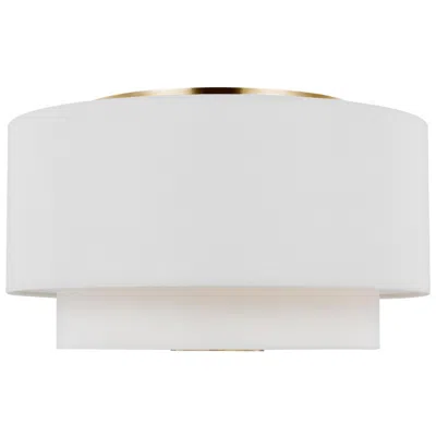 Visual Comfort & Co. Visual Comfort Sawyer 18" Wide Burnished Brass Ceiling Light