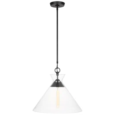 Visual Comfort & Co. Visual Comfort Studio Atlantic Aged Iron Pendant 1 E26 Medium T10 60w