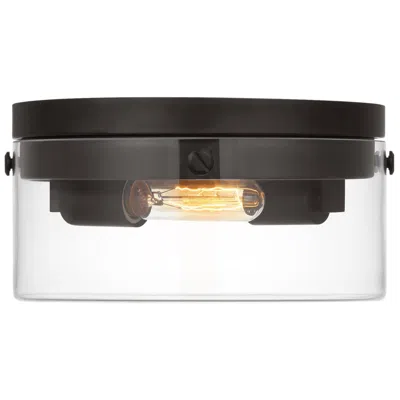 Visual Comfort & Co. Visual Comfort Studio Garrett Aged Iron Ceiling Light 2 E26 Medium T10 60w