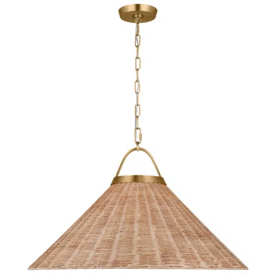 Visual Comfort & Co. Visual Comfort Whitby 22" Wide Burnished Brass Pendant Light