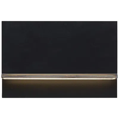 Visual Comfort & Co. Wend 6" Wide Black 120v Led Outdoor Step Light