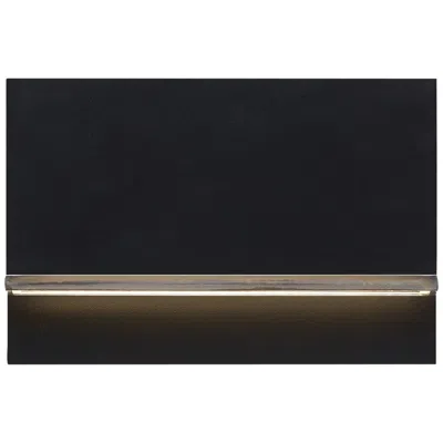 Visual Comfort & Co. Wend 6" Wide Black 12v Led Outdoor Step Light