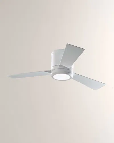 Visual Comfort Fans 42" Clarity Ii Ceiling Fan In Matte White