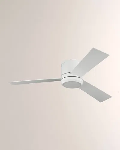 Visual Comfort Fans 56" Clarity Max Ceiling Fan In Matte White