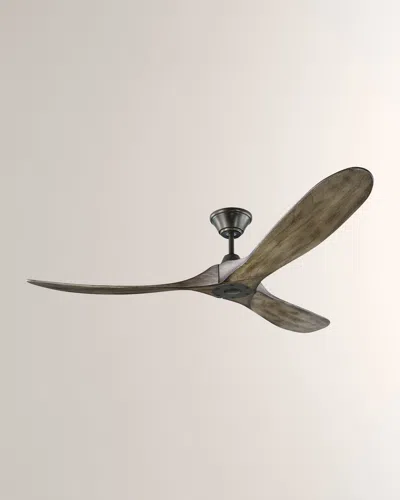 Visual Comfort Fans 60" Maverick Ceiling Fan In Aged Pewter