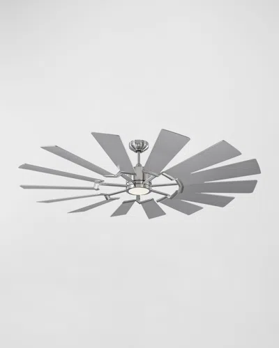 Visual Comfort Fans 62" Prairie Ceiling Fan In Gray