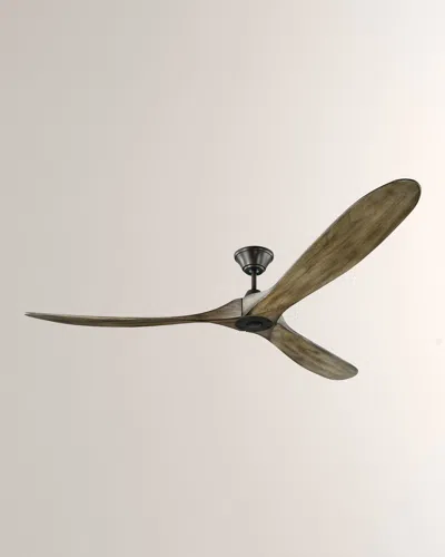 Visual Comfort Fans 70" Maverick Max Ceiling Fan In Aged Pewter