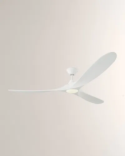 Visual Comfort Fans 70" Maverick Max Led Ceiling Fan In White