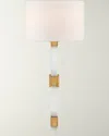 Visual Comfort Signature Adaline Medium Tail Sconce By Suzanne Kasler In Antq Brass