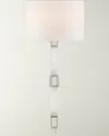 Visual Comfort Signature Adaline Medium Tail Sconce By Suzanne Kasler In Polished Nickel