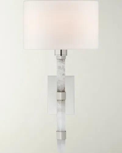 Visual Comfort Signature Adaline Small Tail Sconce By Suzanne Kasler In Polished Nickel