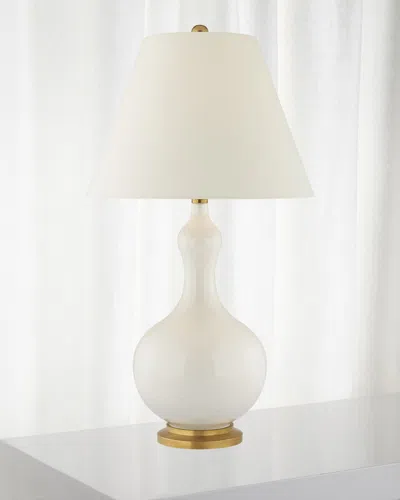 Visual Comfort Signature Addison Medium Lamp By Christopher Spitzmiller In White