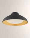 Visual Comfort Signature Agnes 18" Flush Mount By Aerin In Black