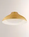 Visual Comfort Signature Agnes 18" Flush Mount By Aerin In Gold