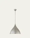 Visual Comfort Signature Agnes Medium Pendant By Aerin In Silver