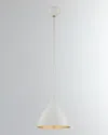 Visual Comfort Signature Agnes Small Pendant By Aerin In White