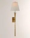 Visual Comfort Signature Aiden Large Tail Sconce By Chapman & Myers In Gold