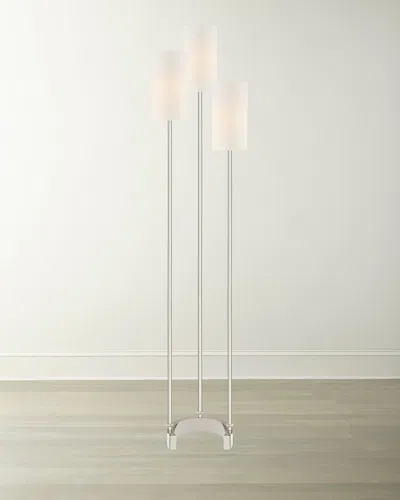 Visual Comfort Signature Aimee Floor Lamp By Suzanne Kasler In Silver