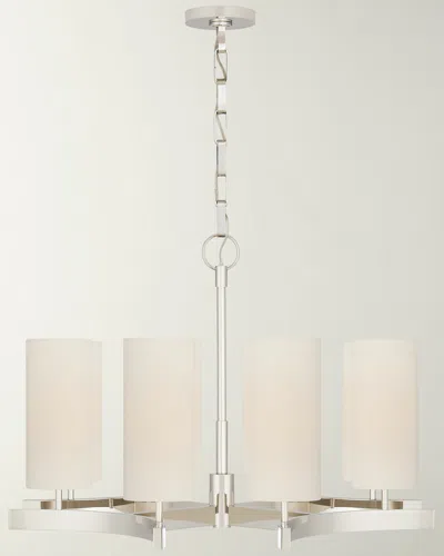 Visual Comfort Signature Aimee Medium Chandelier By Suzanne Kasler In Silver
