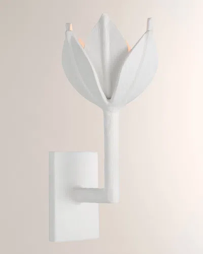 Visual Comfort Signature Alberto Small Sconce By Julie Neill In Plaster White