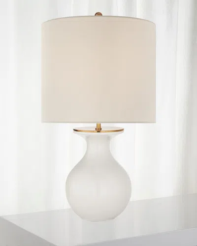 Visual Comfort Signature Albie Small Desk Lamp In White