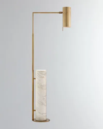 Visual Comfort Signature Alma Floor Lamp By Kelly Wearstler In Antique Brass