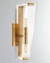 Visual Comfort Signature Alpine Single Sconce By Aerin In Polished Nickel