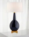 Visual Comfort Signature Antoine Large Table Lamp By Julie Neill In Blue/brown
