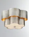 Visual Comfort Signature Arabelle Flush Mount By Aerin In Silver
