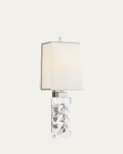 Visual Comfort Signature Argentino Large Sconce By Thomas O'brien In Clear 2
