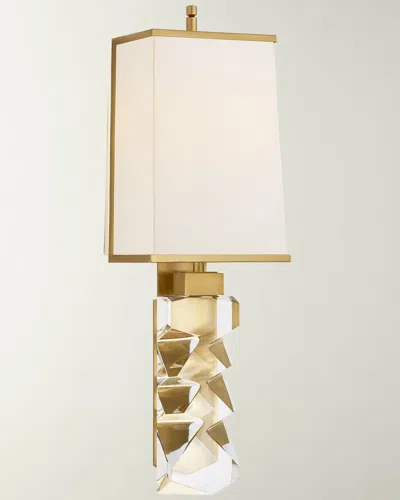 Visual Comfort Signature Argentino Large Sconce By Thomas O'brien In Clear