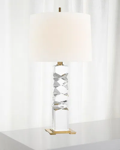 Visual Comfort Signature Argentino Large Table Lamp By Thomas O'brien In Clear