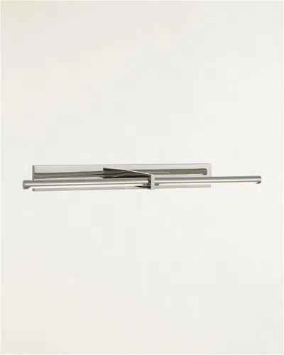 Visual Comfort Signature Axis 30" Picture Light By Kelly Wearstler In Silver