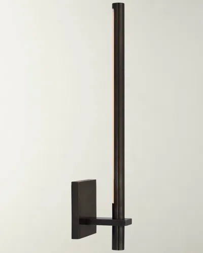 Visual Comfort Signature Axis Medium Sconce By Kelly Wearstler In Bronze